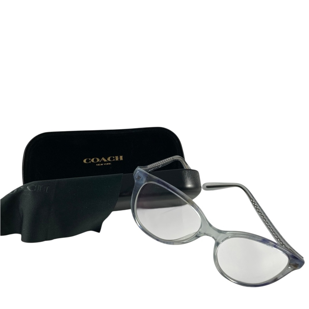 Coach Women's Smokey Blue and Grey frames.